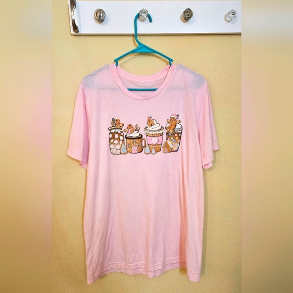 Christmas Gingerbread women's t shirt L - Picture 5 of 5